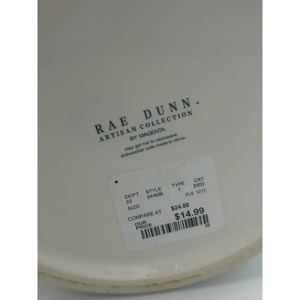 Rae Dunn Reward Trophy Ceramic Canister Crown Lid Artisan Collection Magenta